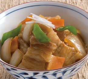 黒豚丼〜角煮風〜